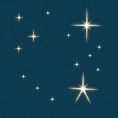 golden stars background