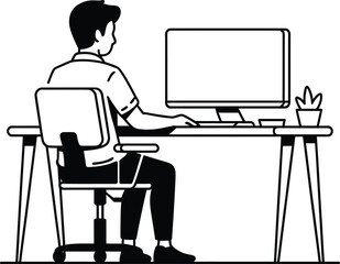 Laptop computer icon vector illustration with blank screen display isolated on white background, illustration