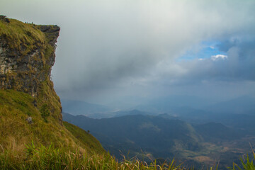 Phu Chi Fa, a popular tourist destination in Thailand