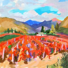 autumn in the mountains