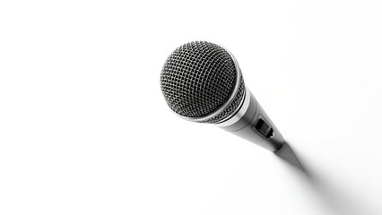 microphone isolated on white