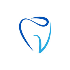tooth logo vector, tooth icon vector illustration, vector tooth icon