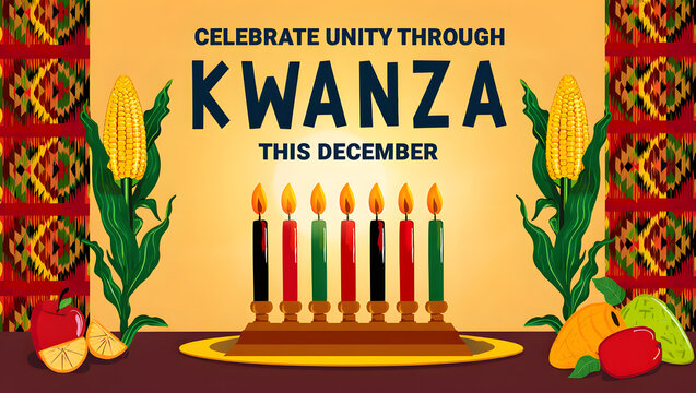 Celebrate unity through kwanzaa this december with kinara and corn