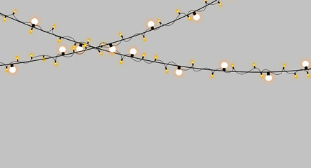 Hanging garland light © Shoab