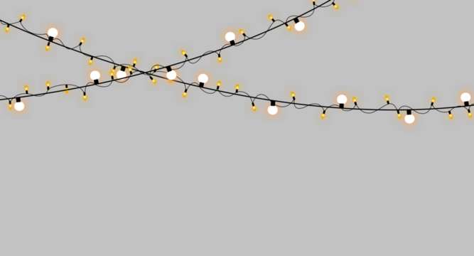 Hanging garland light