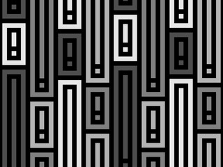 BLACK SEAMLESS VECTOR ABSTRACT BACKGROUND WITH WHITE AND GREY VERTICAL RECTANGLES