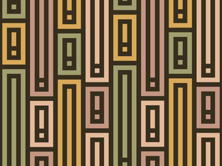 BROWN SEAMLESS VECTOR ABSTRACT BACKGROUND WITH COLORFUL PASTEL VERTICAL RECTANGLES
