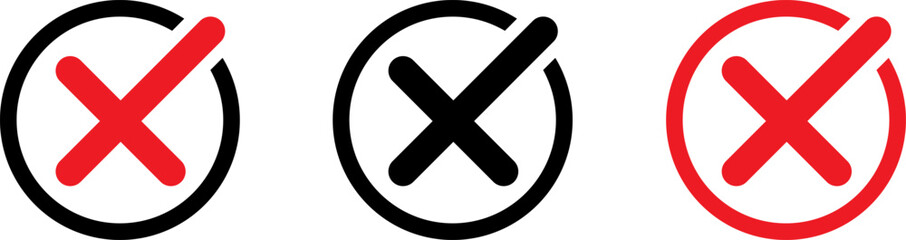 Three hand drawn checkmarks inside ovals symbols