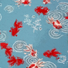 Various oil paintings, flowers, lakes, figures, landscapes, cranes, roses, peonies, small streams, sailboats, bamboo forests, plum blossom pavilions, mountain areas, goldfish