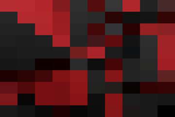 Red and dark gray abstract pixel grid pattern background, a modern mosaic texture. dynamic geometric digital art wallpaper for technology and creative design projects.