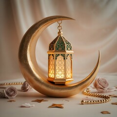 arabic lamp in the mosque