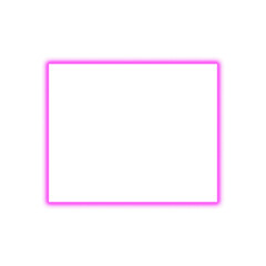 PNG pink square frame for message or text isolated 