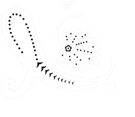Black and White Mehndi Paisley Floral Vector | Ornamental Line Art Flower Design, Decorative Paisley Motif, Ethnic Floral Ornament, Luxury Monochrome Vector Art