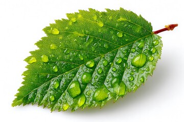 Natural beauty of green leaf high resolution picture