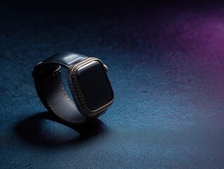 Elegant Smartwatch on Textured Surface