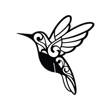 Paper Cut Hummingbird and Wedding Decoration