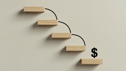 Unlock your financial goals with a step-by-step plan to success showing steady progress and growth, making money simple and achievable for everyone