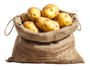 Transparent PNG available potatoes in a bag clipart png image on transparent background