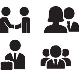 PrintCollection of business and professional icons