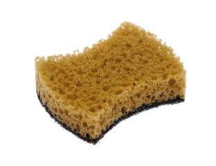 Sponge for washing dishes isolated on transparent background