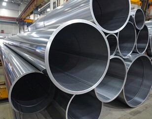 stack of metal pipes