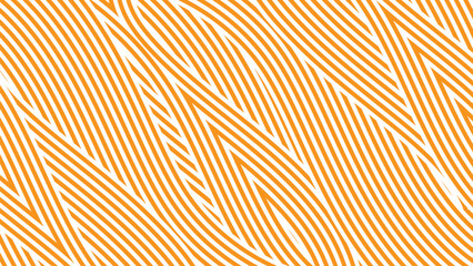 Minimal geometric line pattern featuring repetitive diagonal curves and organic rhythm in warm orange tones, perfect for wallpaper, packaging, and surface pattern design.