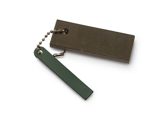 Magnesium fire starter isolated on a transparent background