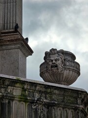 A section of the Luxembourg Gardens in Paris. Design of a natural park.