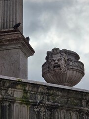 A section of the Luxembourg Gardens in Paris. Design of a natural park.
