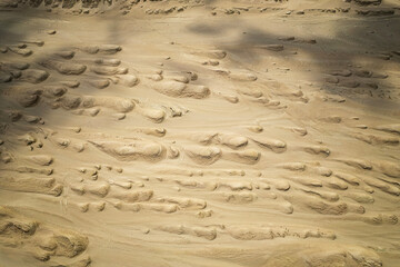 Aerial view of the Eboliang Yardang Landform in Qinghai, China