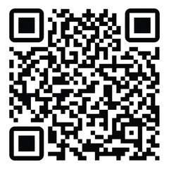 A black and white qr code is displayed on a plain white background.