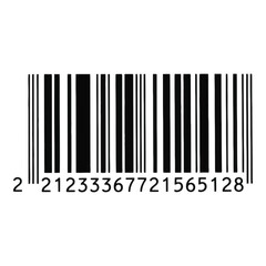 Close-up view of a barcode with numbers below, representing product identification