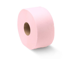 Toilet paper in a roll isolated on a transparent background