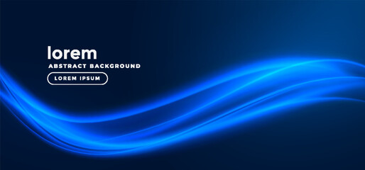 Vector abstract, blue gradient black color background, luxury wave gold line pattern, Illustration modern graphic design for business banner or futuristic technology background