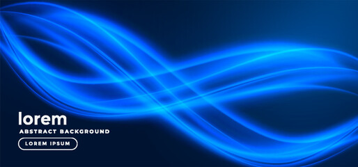 Vector abstract, blue gradient black color background, luxury wave gold line pattern, Illustration modern graphic design for business banner or futuristic technology background