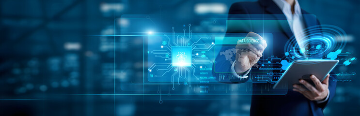 Data Science is a research industry field. A scientist analyzes large-scale data using statistics and coding, creating models to extract knowledge and make predictions.