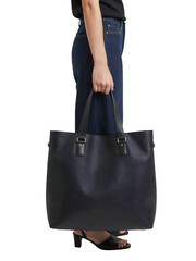 Female holding bag isolated