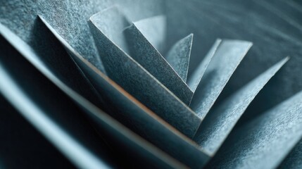 Abstract Layered Triangle Patterns with Light and Shadow Depth
