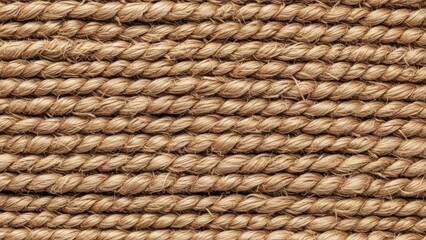 Natural Coarse Woven Rope Fiber Texture Background