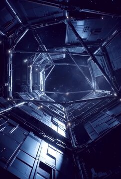 generative video. quantum space computer technologies of the future