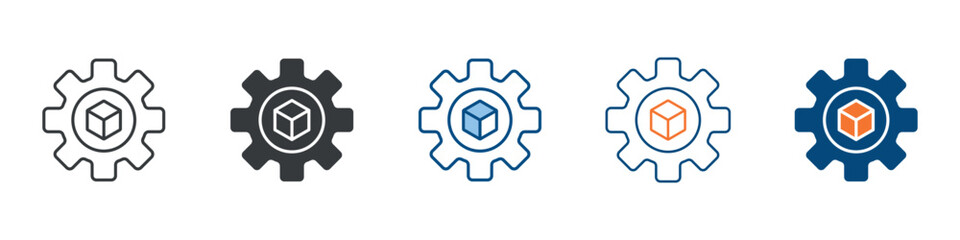 Product Development Icon Set Multiple Style Collection 