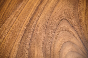 closeup shot of american walnut wood with oil finish