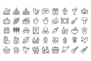 Autumn Produce and Festive Symbols for Fall Promotions and Branding