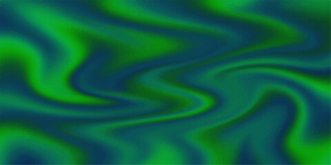 Obraz premium Abstract green background featuring a soft, flowing silk texture with subtle blue waves and a smooth, colorful blur design. Colorful abstract vector design featuring swirling floral pattern design