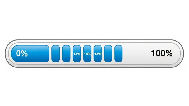 Data transfer status bar showing upload and download progress in vector style