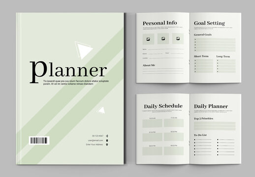 Daily Planner Template Layout