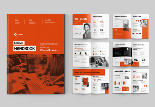 Modern Employee Handbook Template
