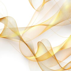 Abstract golden waves background design for graphic design and creative projects with elegant lines art