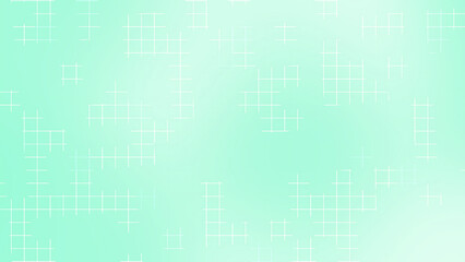 Fototapeta premium Mint Soft Grid Line Minimal Background