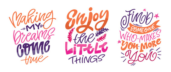 Funny hand drawn doodle lettering quote about motivation and sarcasm. Lettering for t-shirt design, mug print, bag print, clothes fashion. 100% hand drawn vector image.
